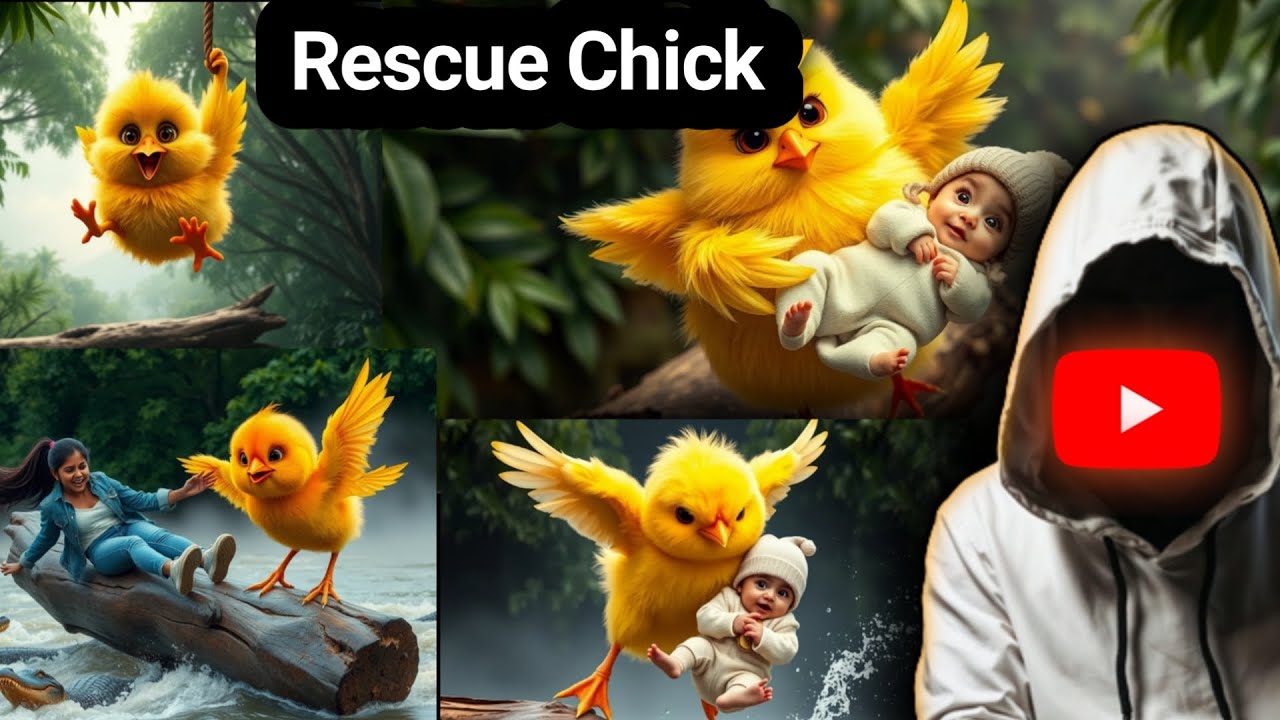 How I Create Viral Rescue Stories Like Yellow Chick Using AI