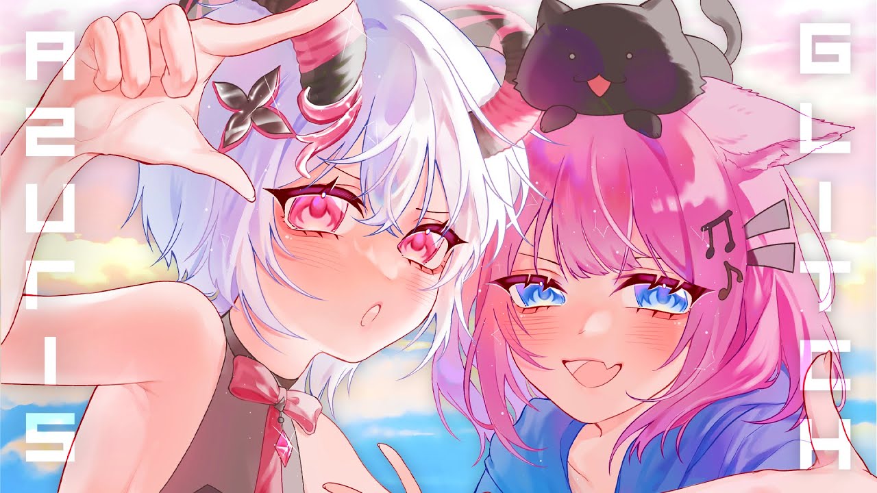 Glitch Cat x Azur1s - photobomb