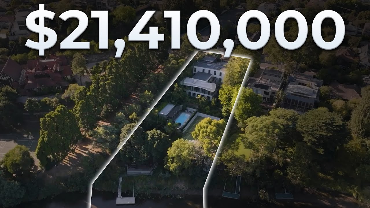 Inside Melbourne's Most Expensive Waterfront Mansion on the Yarra River | Hawthorn, VIC