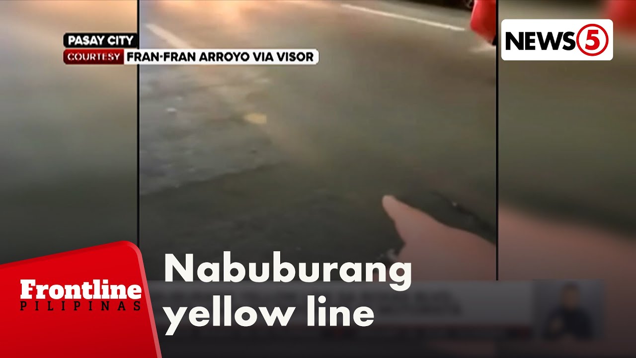 Nabuburang yellow line sa Roxas Blvd., pinagtalunan ng enforcer at motorista | Frontline Pilipinas