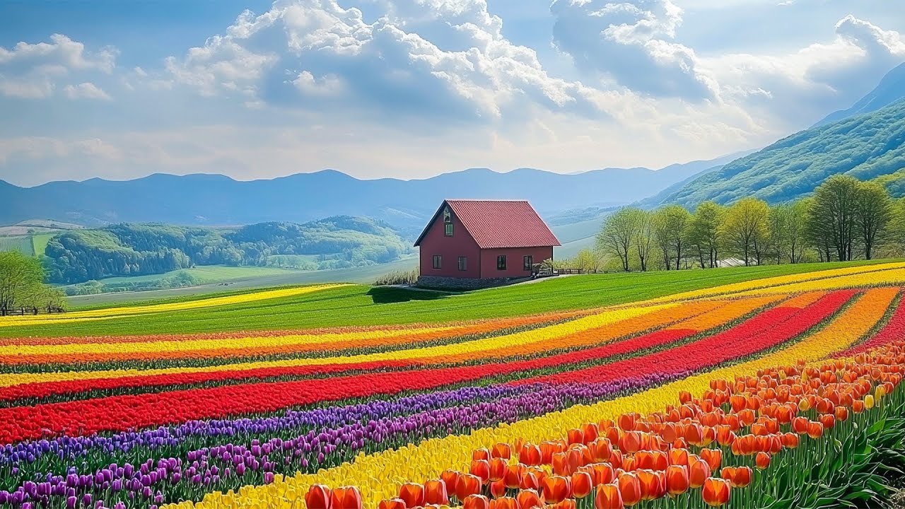 Spring March Ambience 🌸 Relaxing Piano Melodies, Calming Spring Music, Spring Background Music