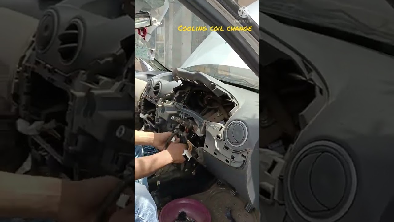 #duster #dashboard removal#renault #ac coil change