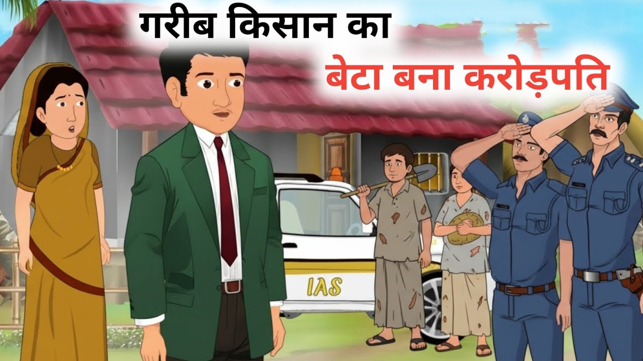गरीब किसान का बेटा बना करोड़पति । GARIB KISHAN KA BETA BANA KARORPATI | HINDI KAHANIYAN MORAL STORIE