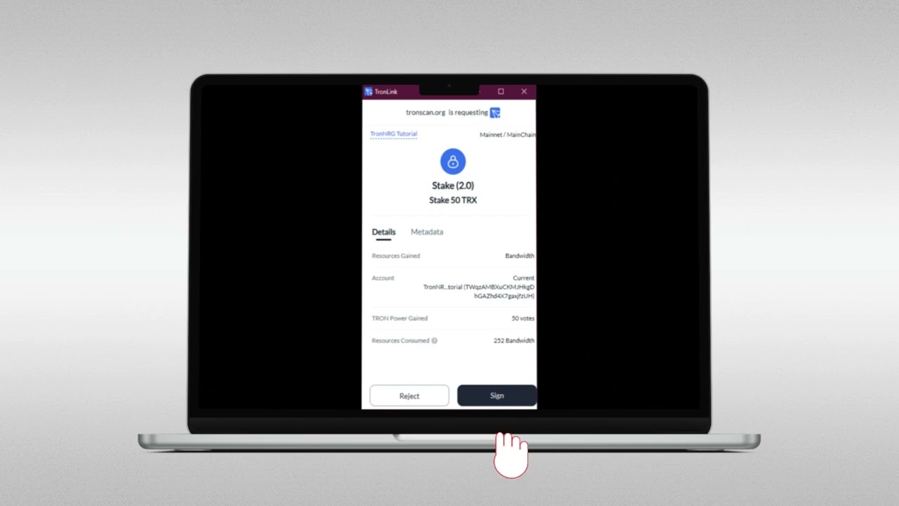 How to stake TRX for bandwidth