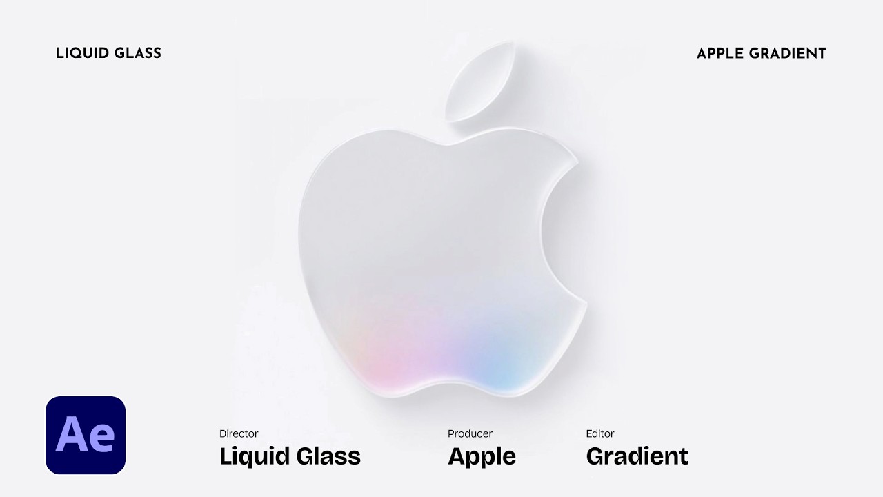 Создавайте графику движения Hyper Glass, как Apple, в After Effects