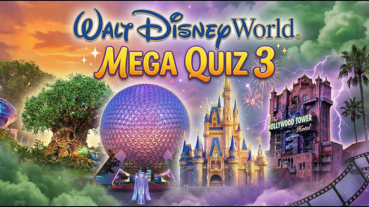 Walt Disney World MEGA Quiz #3 | Ride Vehicles | Where Am I? | Who Am I? | Missing World
