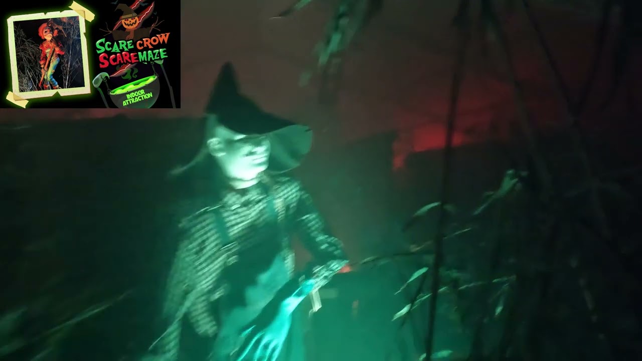 Scarecrow Scare Maze - Spook-Fest Crealy Theme park Halloween (Oct 2022)