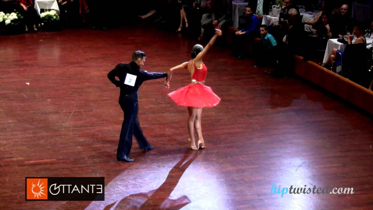Denys Drozdyuk - Antonia Skobina, WDC German Open 2014, WDC AL latin, final - chachacha