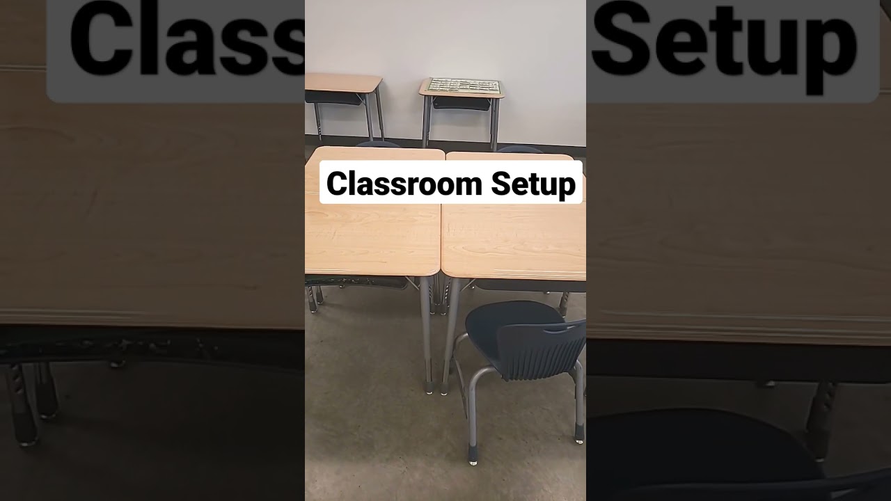 Classroom Setup- Classroom desk setup ideas #classroomsetup  #teachers #classroomtour #shorts