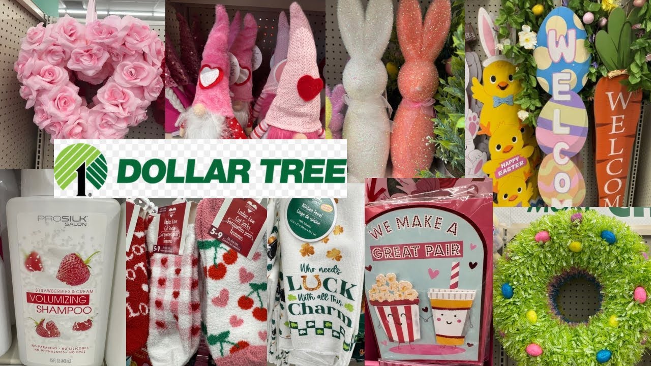 Dollar Tree * Что нужно купить в Dollar Tree в январе * Декор ко Дню святого Валентина и Пасхе