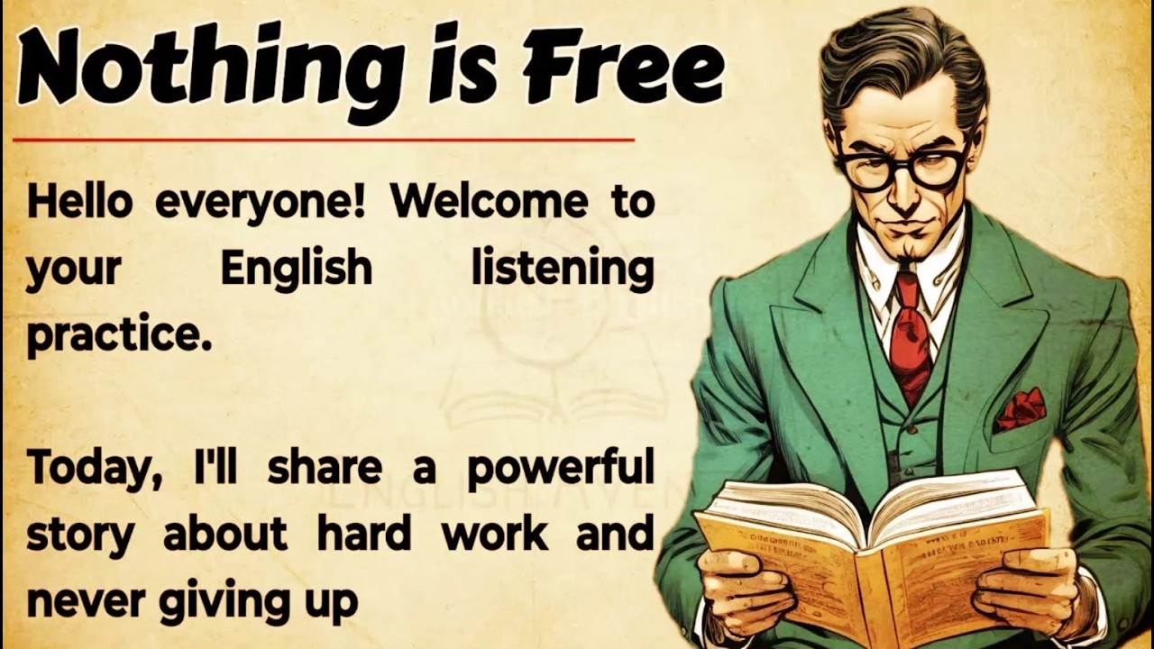 Nothing Comes for Free_Free Is an Illusion_Learn through english Conversation_Listening
