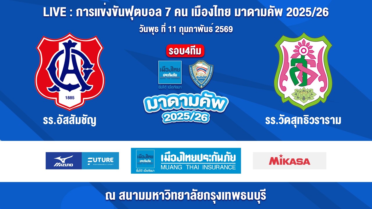 🛑LIVE:การแข่งขัน เ มื อ ง ไ ท ย ม า ด า ม คั พ 2 0 2 6 โซนที่10 จ.กรุงเทพมหานคร