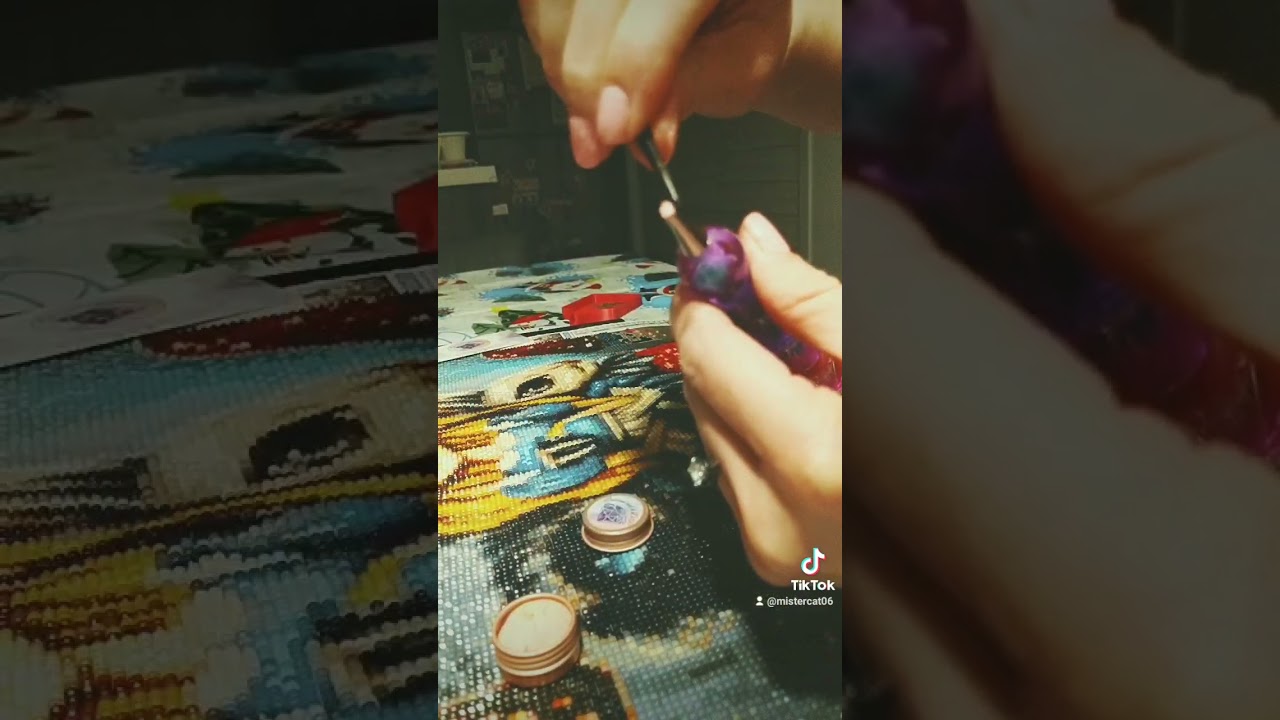 Utilisation de la Putty pour les crayons a diamond painting !