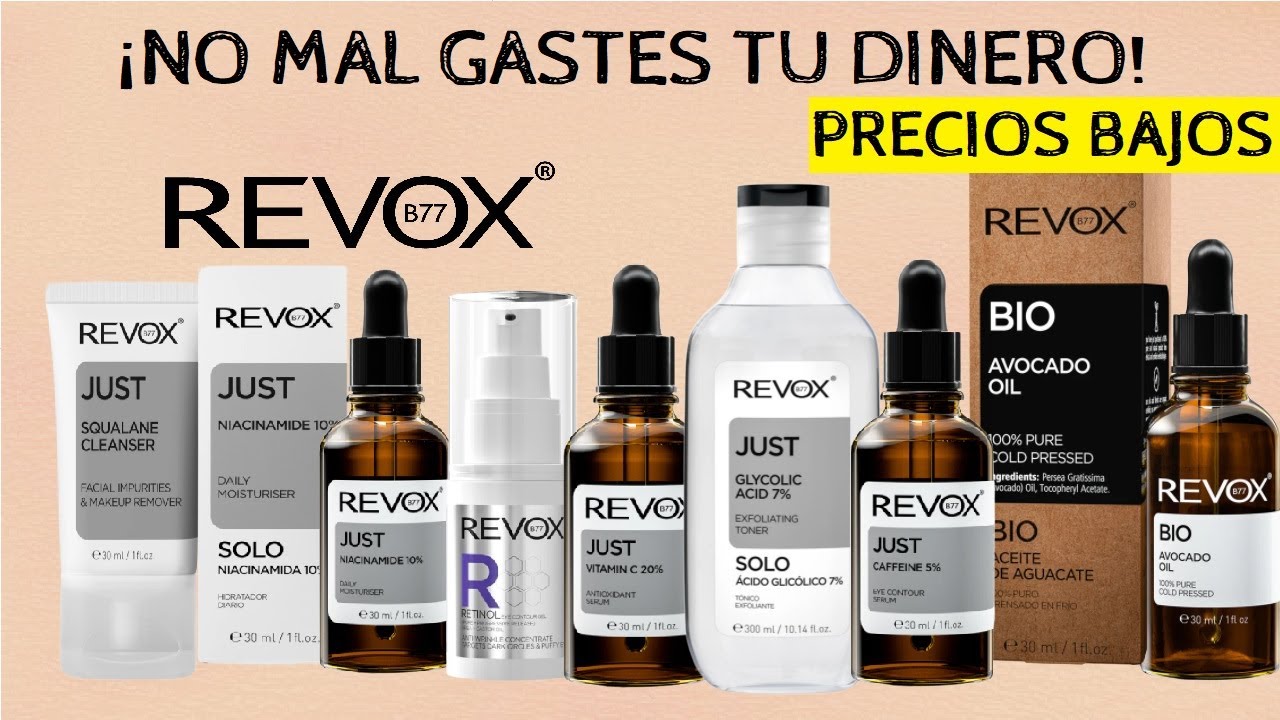 REVOX B77 LOS COSMÉTICOS QUE SI RECOMIENDO.