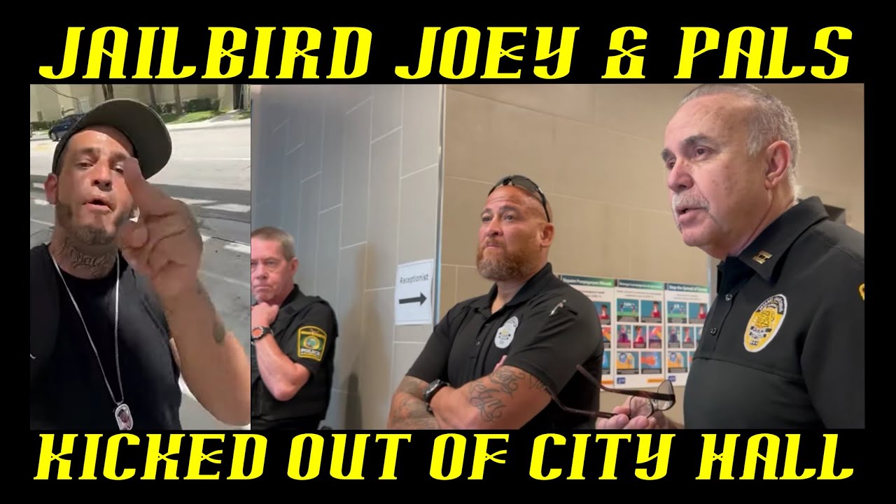 Frauditor Jailbird Joey & Pals Kicked Out of City Hall in Miami Gardens, FL