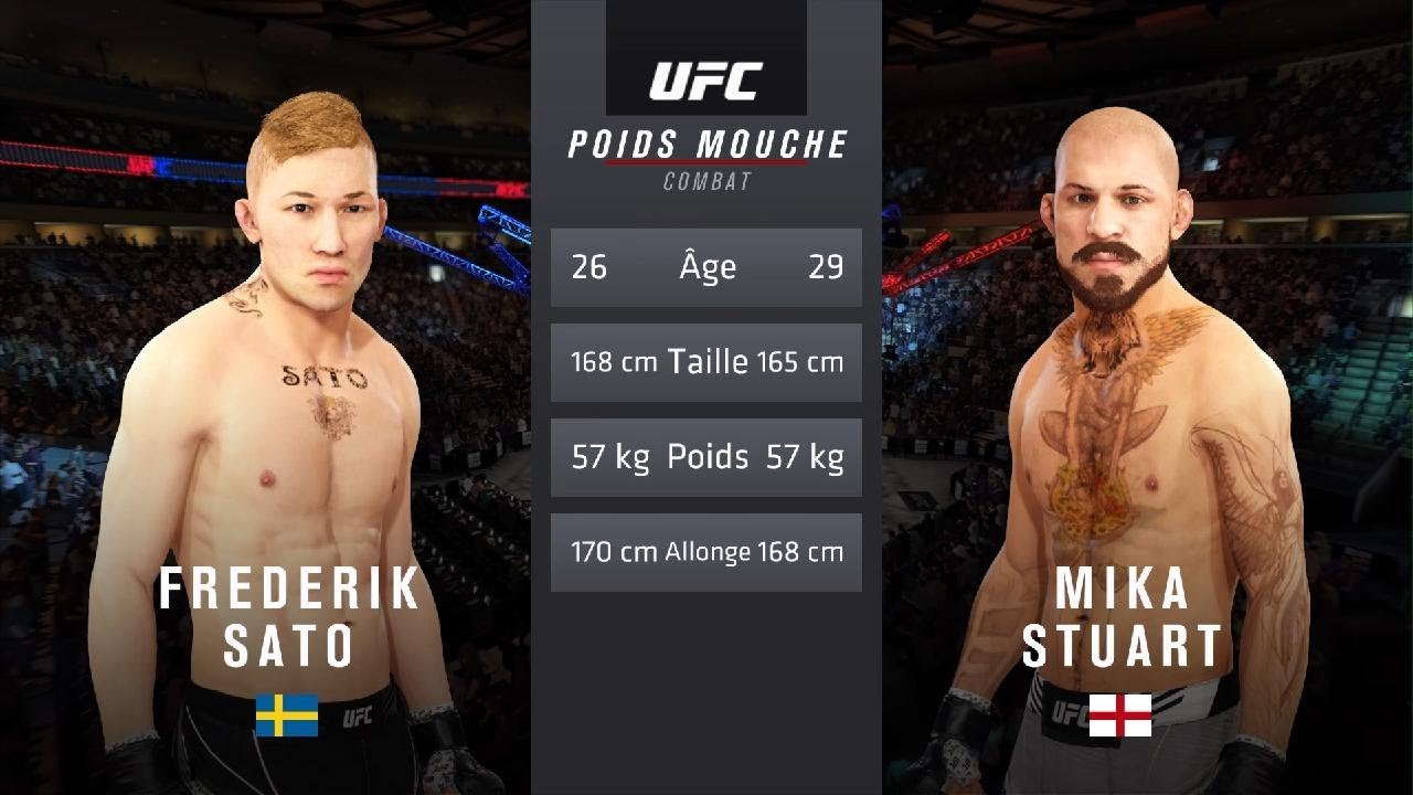 UFC 4 | Фредерик Сато против Мики Стюарта | Наилегчайший вес | BL studio 19