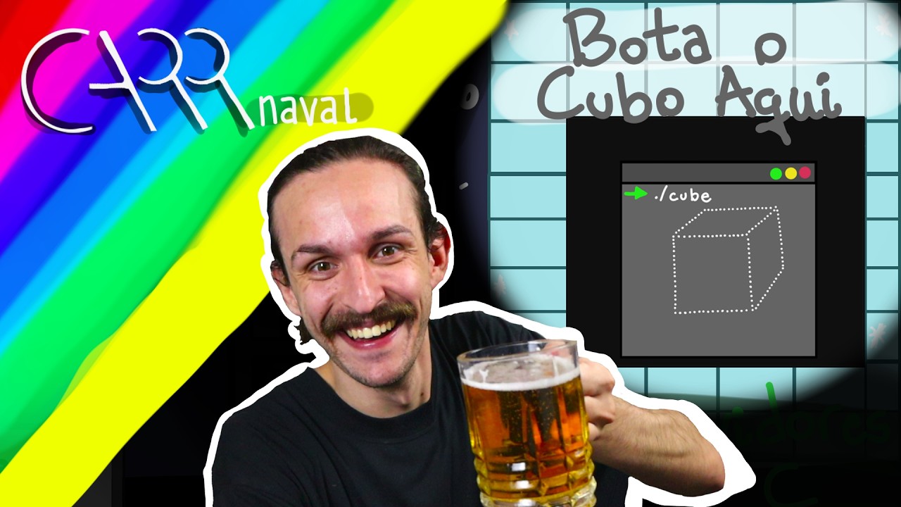 CARRnaval!! renderizando um cubo 3D no terminal em C