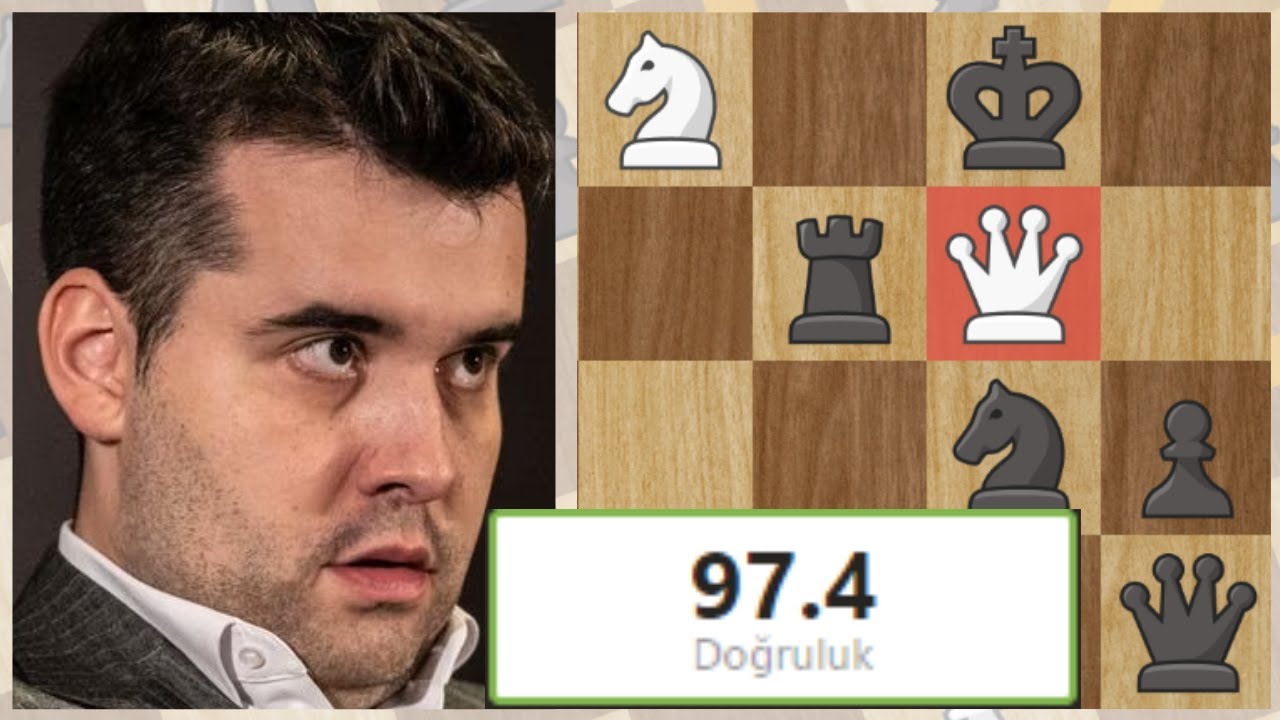 %97.4 DOĞRULUK ORANIYLA DÜŞMANININ DOSTUNA VEZİR FEDASI! Nepomniachtchi vs Alireza Firouzja