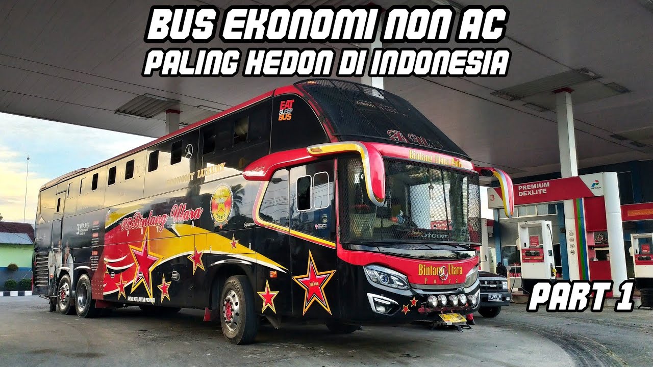 Naik Bus EKONOMI NON AC Paling MEWAH‼️| Trip Bintang Utara Putra 2542 Medan - Dumai Ep 1