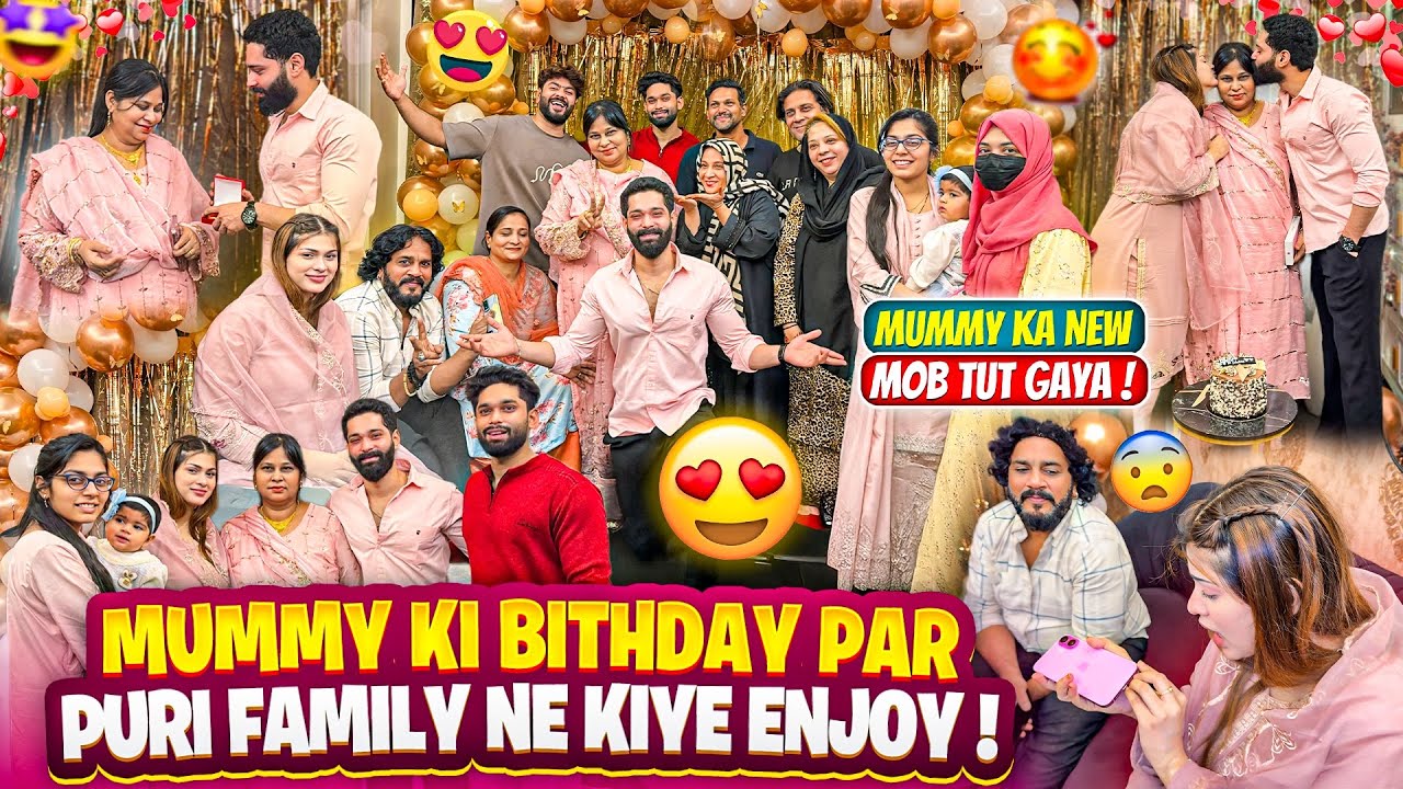 Mummy Ki Bithday Par Puri Family Ne Kiye Enjoy 😍| Gold Or Cash Mila Gift | Fokats | Abresh & Zeeshan