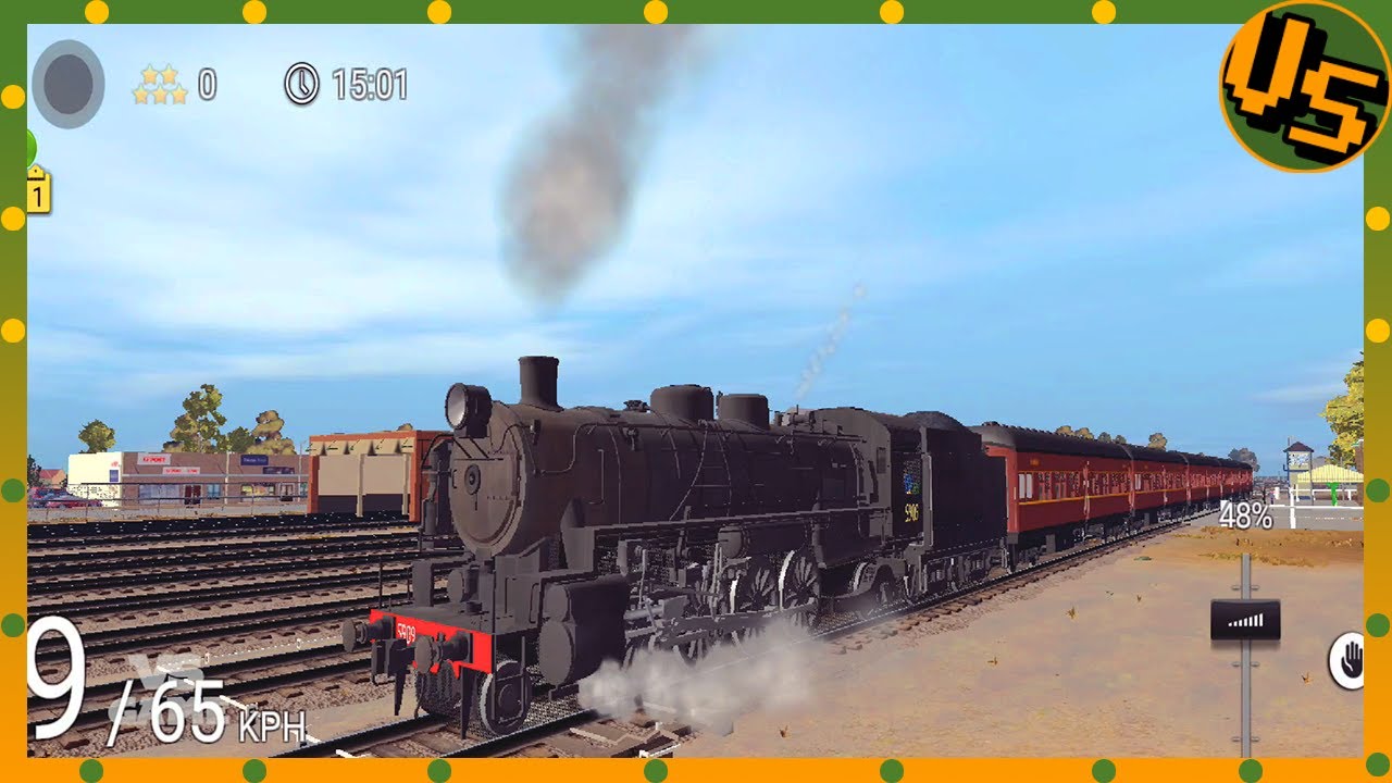 Steam Locomotive Passenger Transport - Trainz Simulator 3 Android Gameplay