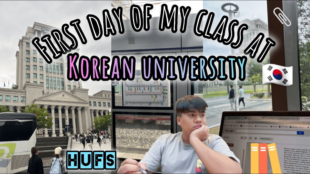 1ST DAY OF MY CLASS AT HANKUK UNIVERISTY OF FOREIGN STUDIES || SOUTH KOREA 🇰🇷