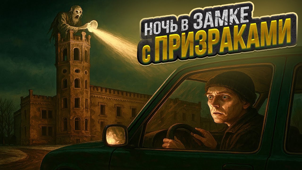 СТРАШНАЯ НОЧЬ в ЗАМКЕ с ПРИЗРАКАМИ! GHOSTBOX Замок Одзиена