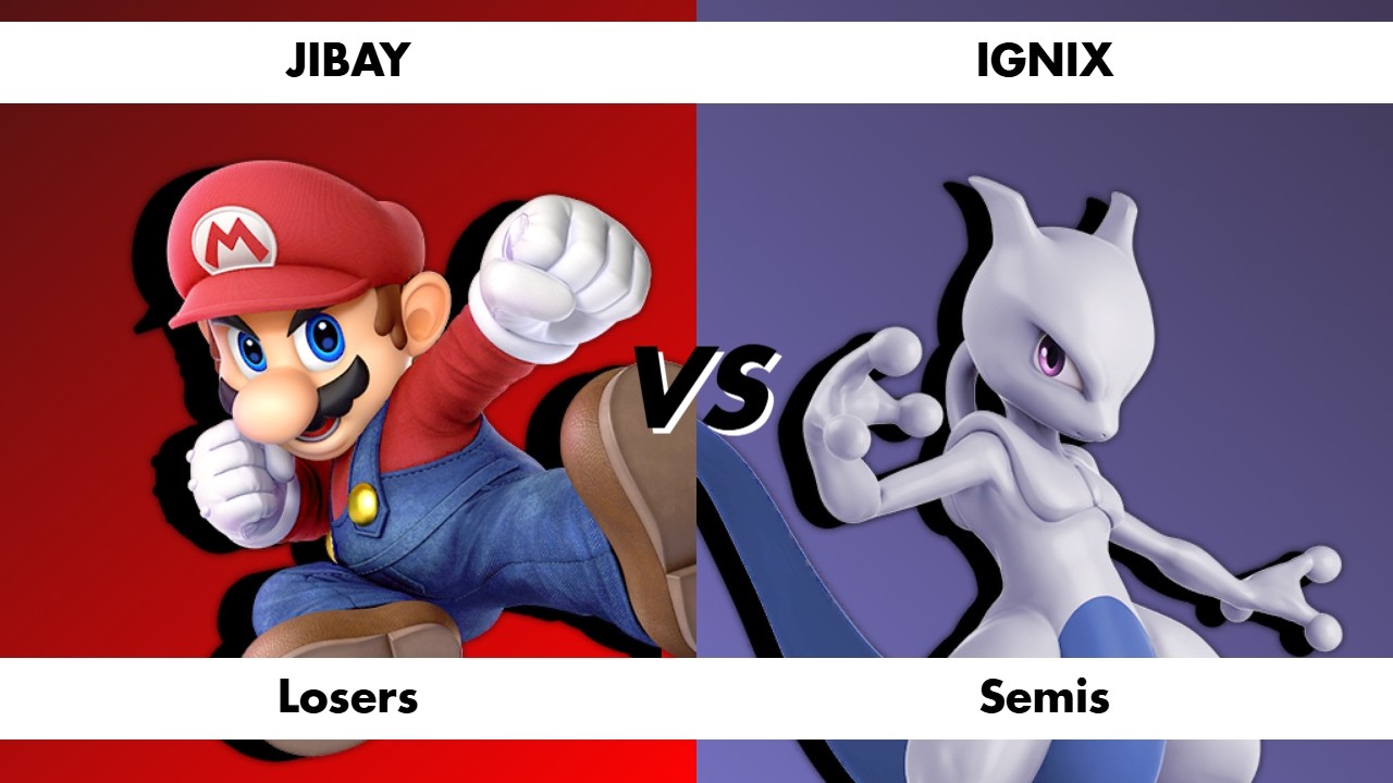 JIBAY (Mario) vs IGNIX (Mewtwo) - Losers Semis - Smash Sur Mer Weekly #211 - January 30
