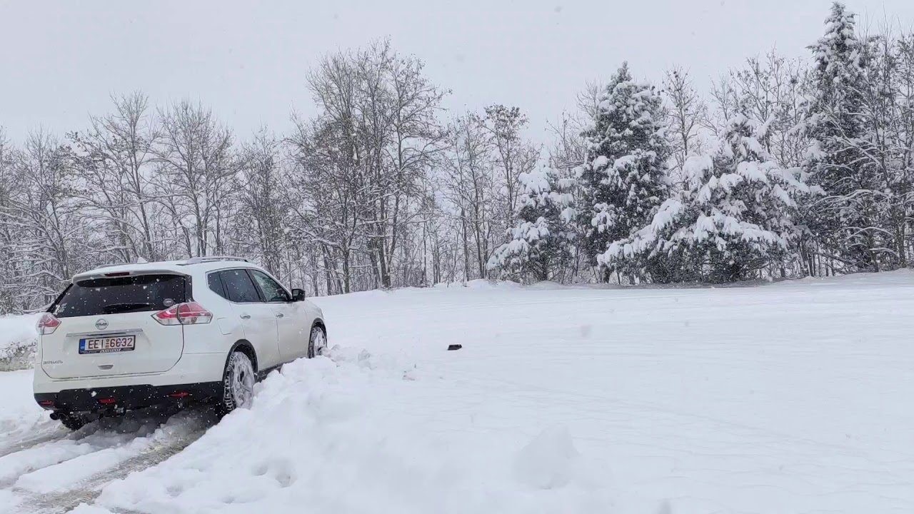 Nissan xtrail t32 4x4i 1.6dci microchips Tuning 163ps, snow drift with tyres falken hs01 suv Grevena