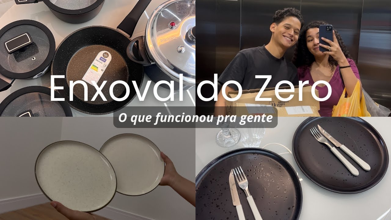 GASTANDO SÓ R$150 POR MÊS MONTAMOS NOSSO ENXOVAL DOS SONHOS