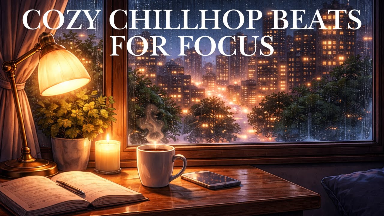 Midnight Rain Lofi ☔ Cozy Chillhop Beats for Focus & Relax