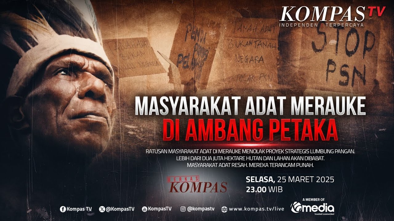 ПРЯМОЙ ЭФИР - Коренные жители Мерауке на грани катастрофы | KOMPAS FILES