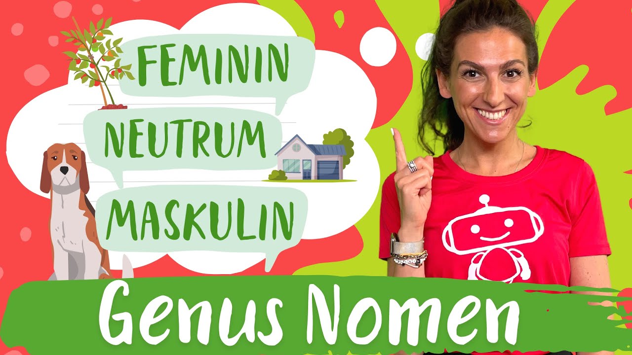 Das Genus von Nomen/Substantiven | 3 Geschlechter | Deutsch – Grundschule | Silicon Valley Kids