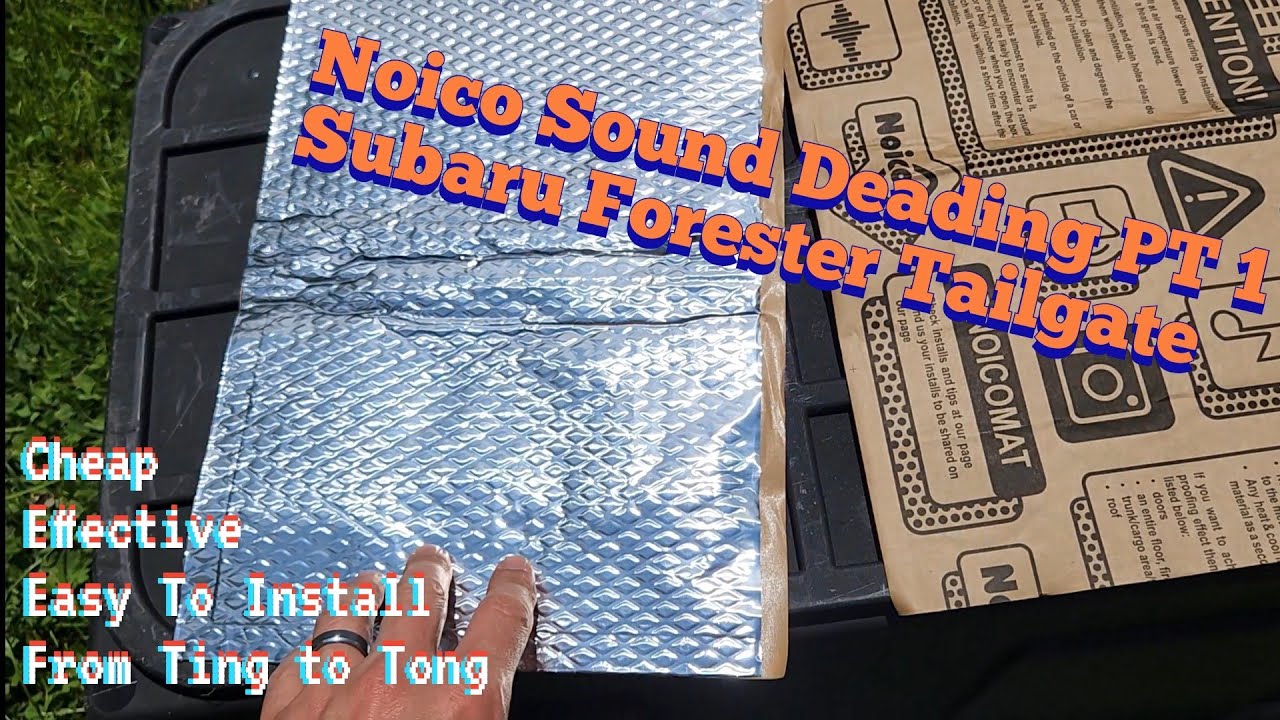 Car Care : Soundproof/Sound Deadening PT 1 Attempt On The Trunk (Before and After Results)