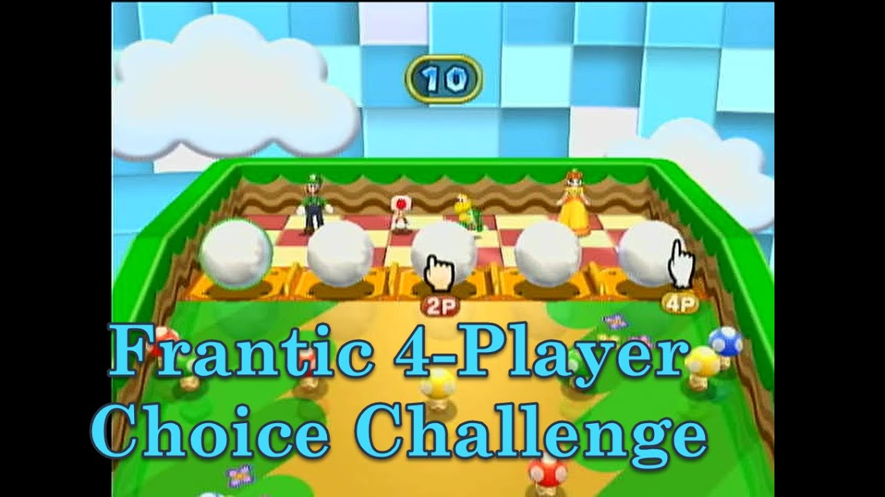 Mario Party 9-Frantic! 4-Player Choice Challenge!