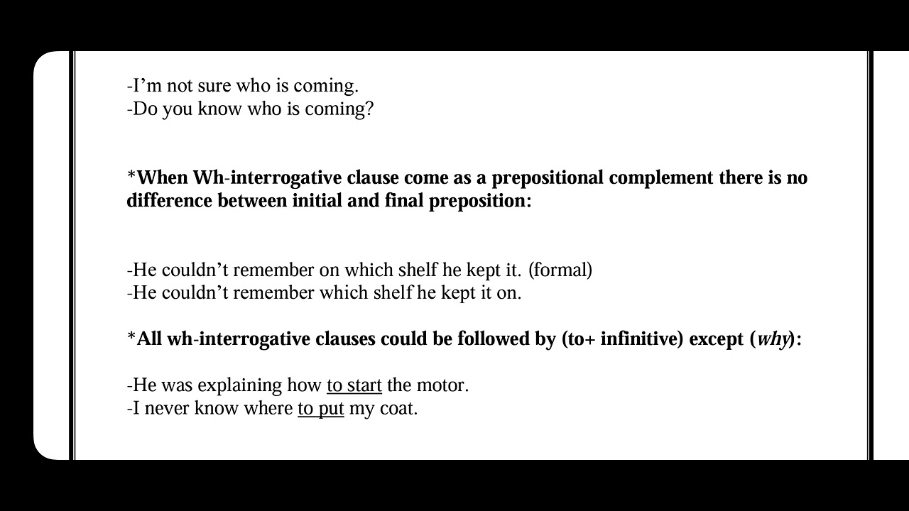 Grammar fourth stage unit eleven (11.14/11.19)