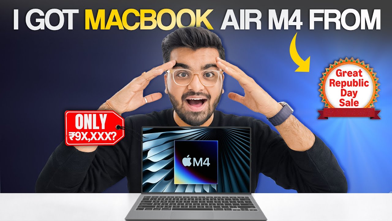 MacBook Air M4 Unboxing & First Look⚡M4 MacBook Air 16GB | 512GB Starlight From Amazon Sale 2026!