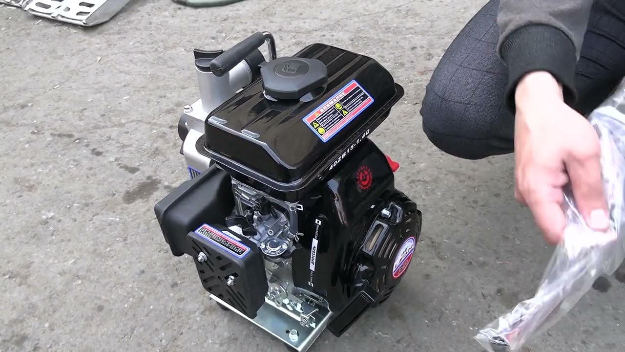 Мотопомпа LIFAN 40ZB15-1.4Q. Обзор.