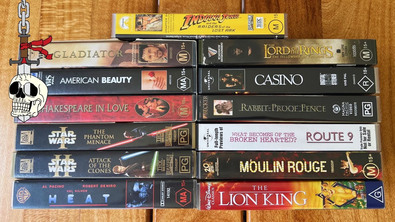 Моя коллекция фильмов на VHS-кассетах
