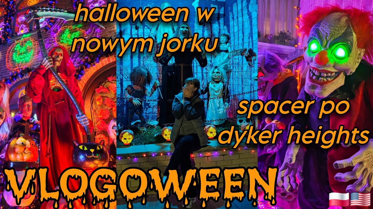 VLOGOWEEN #4 🇺🇸🇵🇱 - SPACER PO DYKER HEIGHTS👻🍂