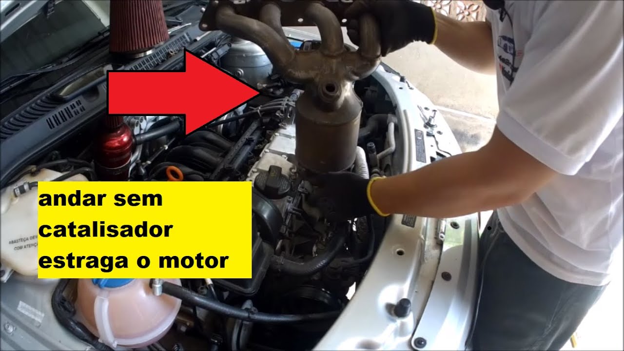 andar sem catalisador danifica o motor?