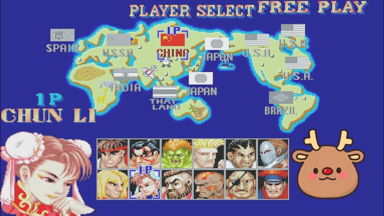 めりくり🎅　ストリートファイター2ダッシュ　春麗　スト2ダッシュ　Chun-Li　カプコン様　レトロ