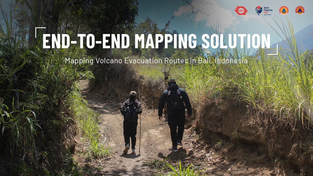 End-to-End Mapping Solution for Volcano Evacuation Routes | Bali, Indonesia