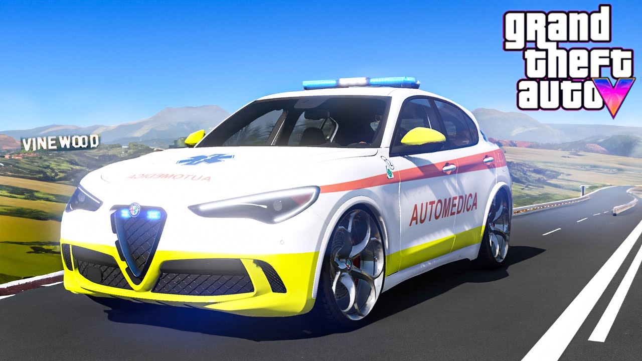 TRASPORTO lo STOMACO per MIO PADRE in una STELVIO AUTOMEDICA RUBATA - GTA 5 MOD VITA DA GANGSTER