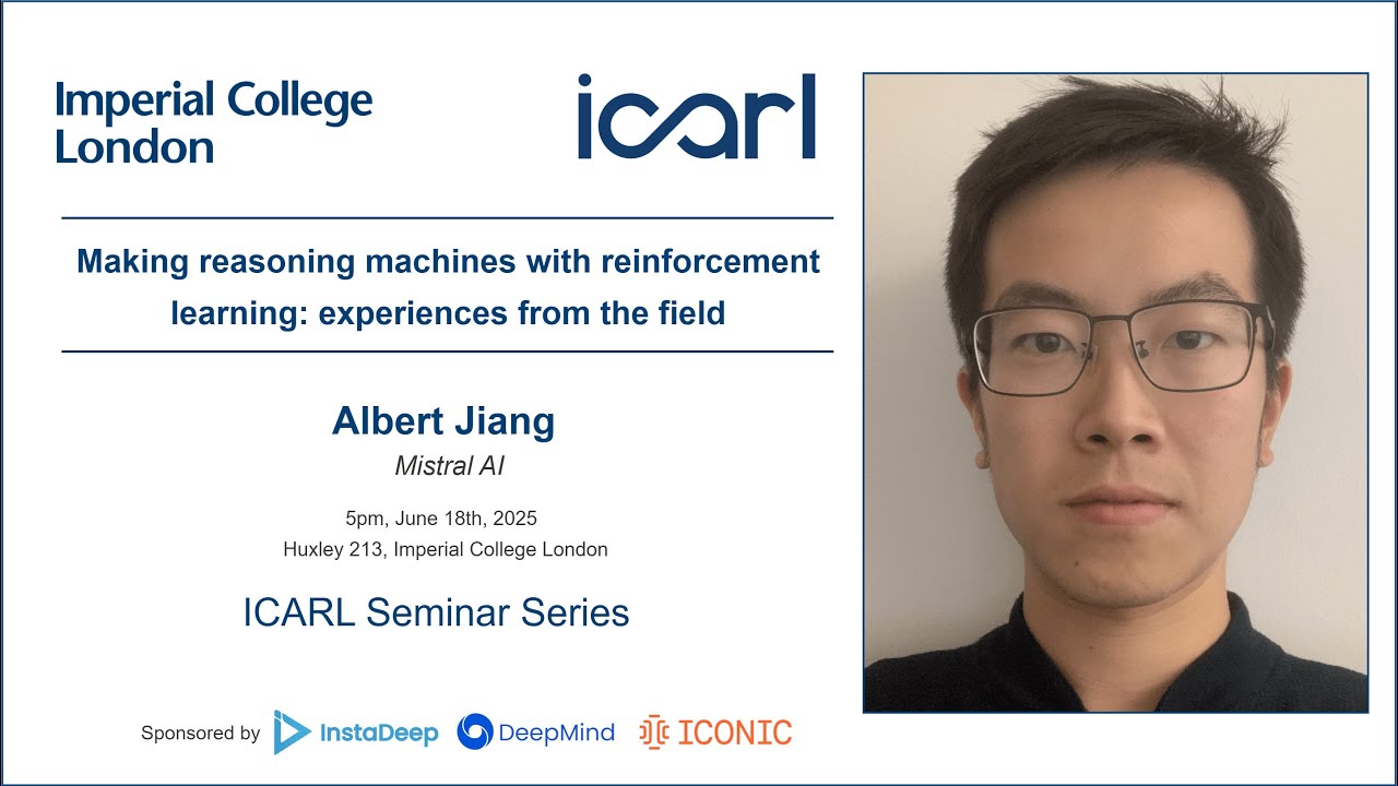 Making reasoning machines with reinforcement learning: experiences from the field | Albert Jiang