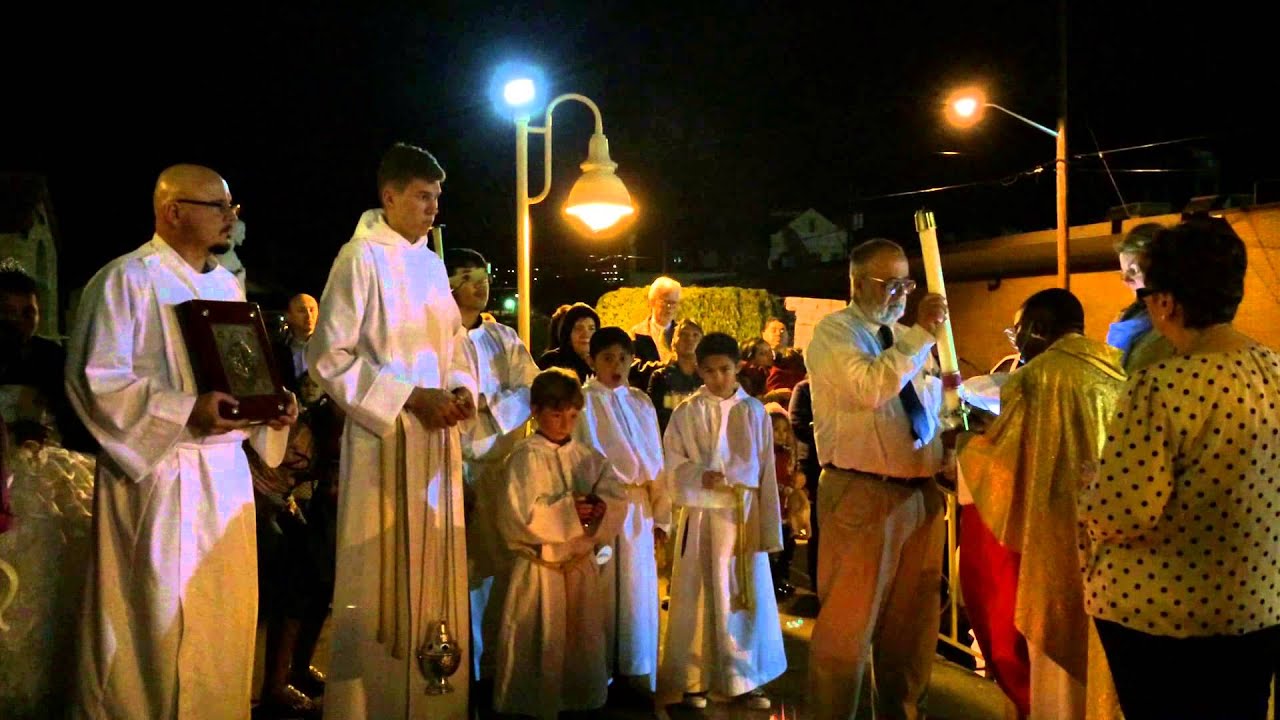 Easter Vigil - Lighting the Paschal Candle