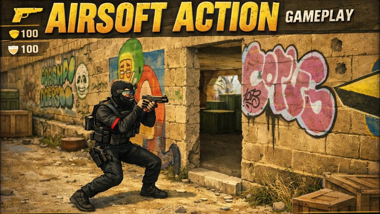 CS 1.6 Airosft En la Vaquería #hpa #tokiomarui 