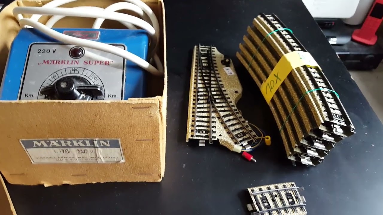 Märklin Super Trafo, M-Gleise - Schnäppchen auf der Modellbahnbörse Gernsheim