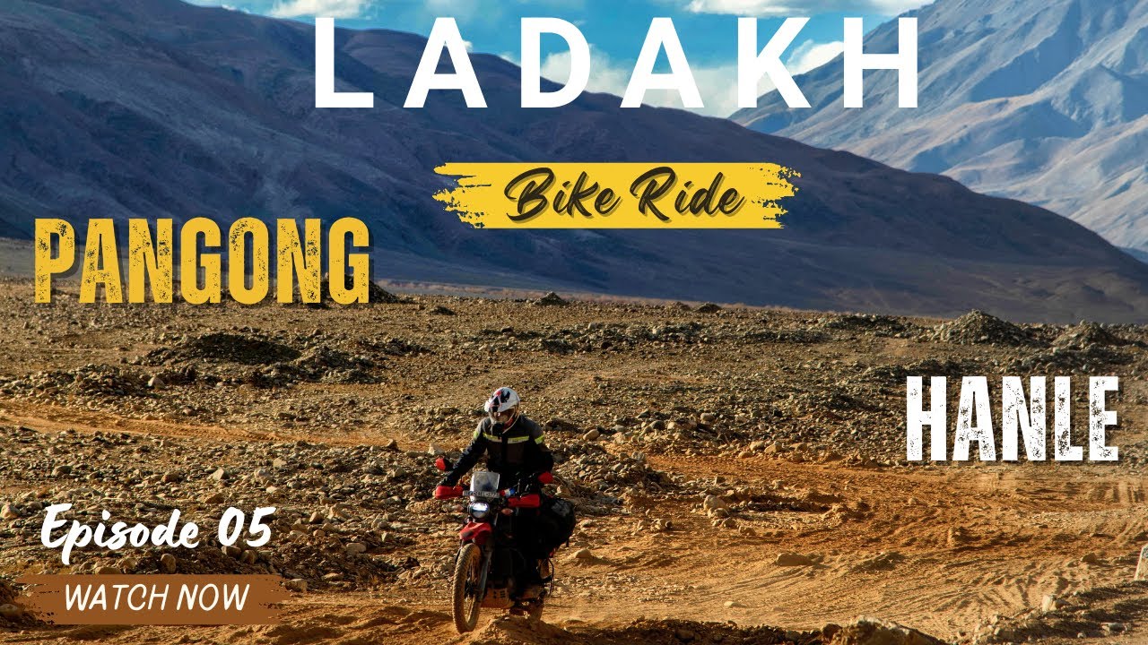 Ladakh Bike Trip | EP 05 | Pangong to Hanle – The land of stars | Rezang la | Ladakh Ride 2024.