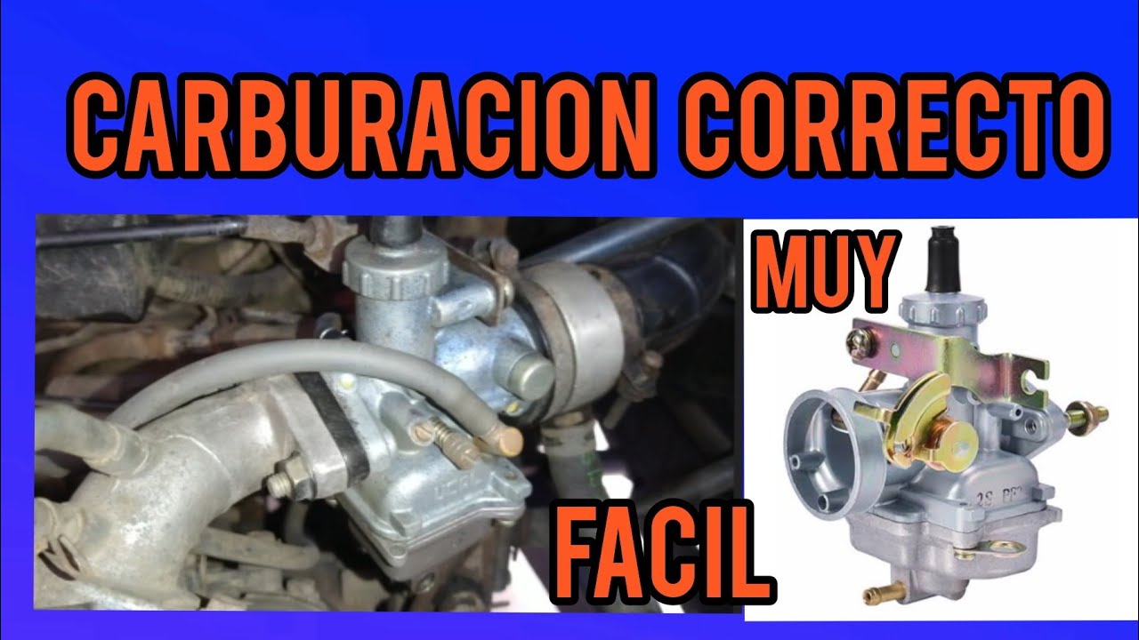 COMO REGULAR TORNILLO DE AIRE SUBIR O BAJAR  RPM de la moto / f&aacute;cil de hacer